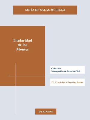 cover image of Titularidad de los Montes
